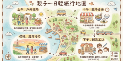 淡水一日遊攻略圖