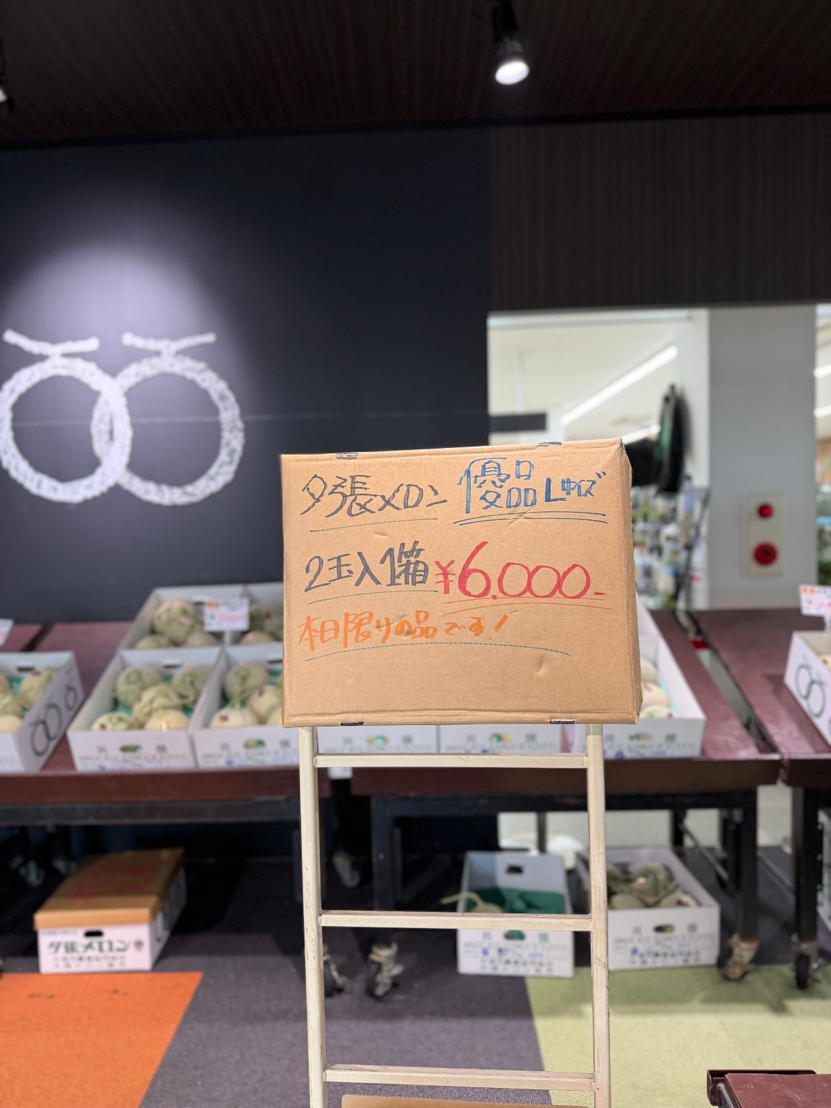 高級哈密瓜6000日圓
