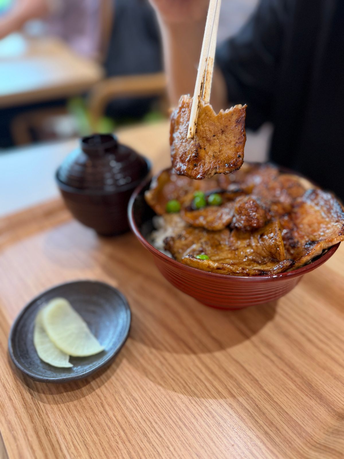 豚丼特寫