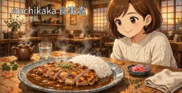 台北中山必吃!Machikaka 食事處日式定食,咖哩飯濃到捨不得放下湯匙!