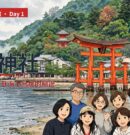 颱風天照樣飛!廣島宮島一日:走進海上鳥居,退潮時我直接走到神的門口