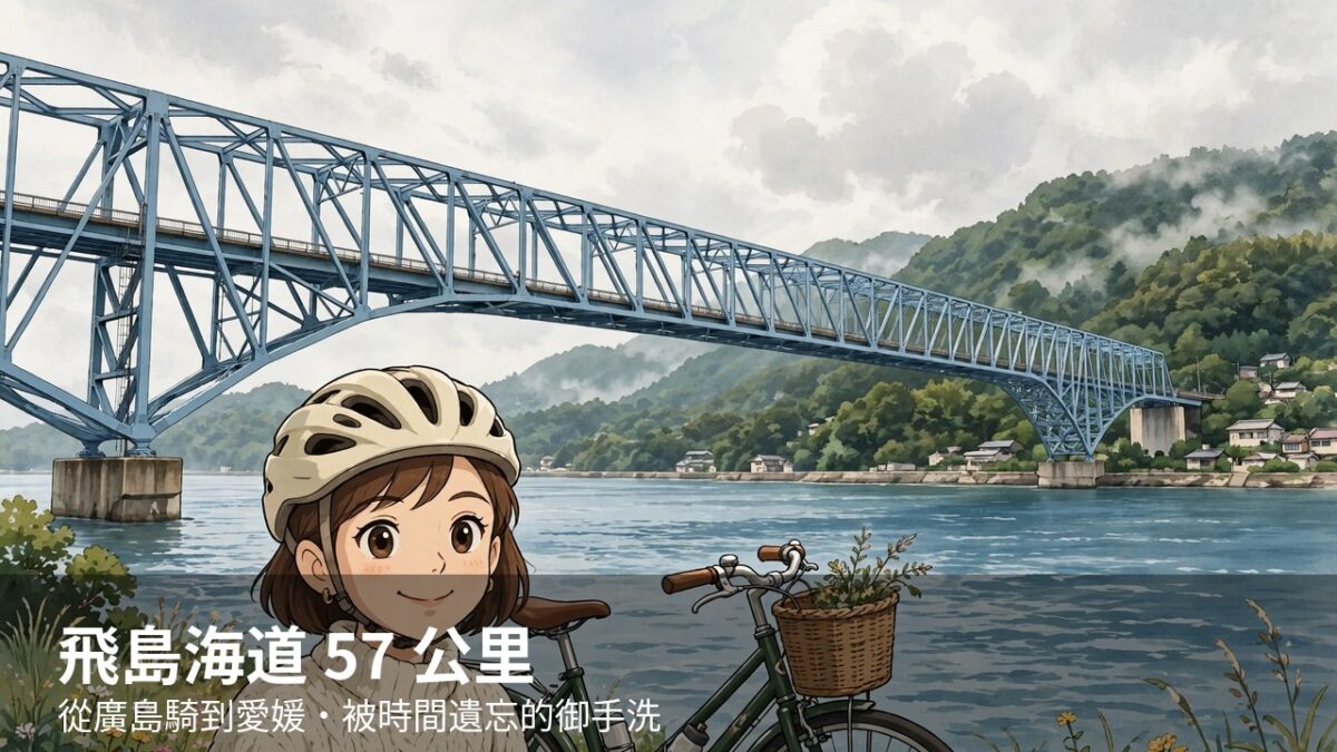飛島海道 57 公里：從廣島騎到愛媛，七座橋串起的安芸灘